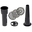 Masina de tocat carne cu accesorii carnati 600 W, Negru, 3 site, 1.8 kg/min
