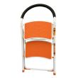 Scara otel 2 trepte Strend Pro WR2061K-1, 150 kG, portocalie