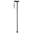 Baston pliabil aluminiu, 5 niveluri de inaltime 805 - 925 mm, anti-alunecare, Negru, Fractionabil in 3 parti