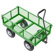 Carucior multifunctional pentru gradina, 1840 x 560 x 535 mm, Capacitate 400 kg, Otel, Roti gonflabile, Laterale detasabile