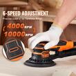 Slefuitor orbital fara perii, 6 x viteze 4000-10000 rpm, putere 350W, 2 x platan 127/152 mm, conector praf