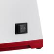 Masina electrica de stors rosii cu 4 x site  de 1 mm, 1.5 mm, 3 mm si 6 mm, capacitate 40kg/h, motor cu inductie 150 W, Alb