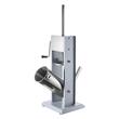 Masina manuala de umplut carnati, Inox, Verticala, 5 l capacitate, 5 x tuburi, 2 x viteze rapid si lent