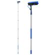 Perie telescopica pentru spalat panouri solare, 7.3 m, Furtun apa 20 m, Aluminiu, Greutate 3.5 kg, Dozator sapun