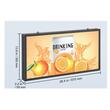 Reclama luminoasa led, Programabila, Wi-Fi, USB, P5 Full Color, 67 x 35 cm, Aluminiu/ABS