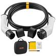 Cablu de incarcare pentru vehicule electrice,  VEVOR tip 2 la tip 2, 16A, 5m, 11 kW, IP66