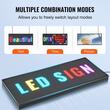 Reclama luminoasa led, Programabila, Wi-Fi, USB, P5 Full Color, 67 x 35 cm, Aluminiu/ABS