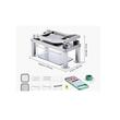 Feliator multifunctional profesional pentru legume/fructe, 8 x Lame, Inox, 275 x 130 x 165 mm