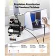 Kit aerograf cu compresor, 23-25 ​​L/min, 120 W, duza 0.2, 0.3, 0.5 mm, Volum 9 ml, 4 x vopseluri acrilice