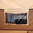 Cort instant gonflabil cu pompa reincarcabila, 8 x persoane, ferestre, Impermeabil, 420 x 270 x 220 cm, Maro