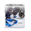 Cric manual pentru motociclete, 95-340 mm, capacitate max 500 kg, tip foarfeca