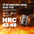 Set 15 chei tubulare scurte de impact, Hexagonale, prindere 3/8, Cr-Mo, 10-24 mm