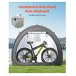 Cort camping pentru depozitare 4 x biciclete, 2 x intrari, fermoare duble, Impermeabil PU4000, 1706 x 2133 x 1524 mm