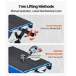 Cric manual pentru motociclete, 95-340 mm, capacitate max 500 kg, tip foarfeca