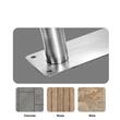 Set 2 x Balustrada inox pentru piscina, 1395 x 810 x 100 mm, Capacitate 2x100 kg, protectie UV, accesorii montaj incluse