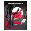 Cric hidraulic pentru motociclete, Capacitate 450 kg, Inaltime 218-787 mm, 4 x roti pivotante
