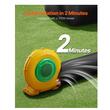 Joc de exterior Fotbal la tinta, Suflanta 370 W, inclus 9 mingi, pompa, Kit reparatie, Inaltime 2.5 m