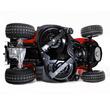 Tractoras pentru gazon, Agrieuro Mulching, Putere nominala 16 CP, Benzina, Diametru 84 cm, Inaltime taiere 25-80 mm, Transmisie hidrostatica, volum cos 240 l