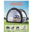 Cort camping pentru depozitare 4 x biciclete, 2 x intrari, fermoare duble, Impermeabil PU4000, 1706 x 2133 x 1524 mm