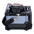 Kit Aparat lipit fibra optica, 6 motoare, Suport fibra 3 in 1, Ecran tactil 5 inch, sudura rapida 6 s, acumulator 7.8 Ah, Aliniere miez