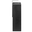 Seif pentru 1 pistol, Amprenta digitala, cifru, cheie, 320 x 255 x 95 mm, Lumina led, Grosime 3 mm, Negru