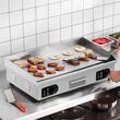 Plita electrica, Plancha Inox 4400 W, suprafata de gatit neteda 730 x 400 mm, Grosime placa 10 mm