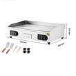 Plita electrica, Plancha Inox 4400 W, suprafata de gatit neteda 730 x 400 mm, Grosime placa 10 mm
