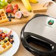 Sandwich maker 5in1, 700 W, 5 Placi Antiaderente pentru vafe, sandwich
