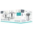 Set 3 oale Inox 1/3/6 l, capac sticla, Scală de măsurare în interior