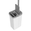 Mop cu galeata 2 cuve, Teesa 5.7 l, microfibra, functie clătire și uscare