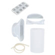 Aparat de aer conditionat, Portabil, 7000 BTU/h, 2 viteze, 2000 W, Telecomanda, Alb, functie de racire, dezumidifcare, 65 dB