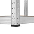 Raft metalic de colt cu 5 x polite MDF, sarcina max pe raft 175 kg, dimensiune 180x70x40 cm