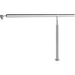Balustrada inox, 1-2 trepte Vivatechnix, Inaltime 114 cm, lungime 80 cm, pozitii reglabile