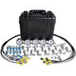 Set pentru testarea presiunii hidraulice 10/100/250/400/600 bar, 5 manometre, 13 cuplaje, 14 conectori T, 5 furtunuri 