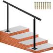 Balustrada aluminiu, max 5 trepte Vivatechnix Negru Mat, Inaltime 91 cm, lungime 152.8 cm, pozitii reglabile