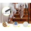 Balustrada aluminiu, max 5 trepte Vivatechnix Negru Mat, Inaltime 91 cm, lungime 152.8 cm, pozitii reglabile