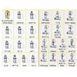 Set pentru testarea presiunii hidraulice 10/100/250/400/600 bar, 5 manometre, 13 cuplaje, 14 conectori T, 5 furtunuri 