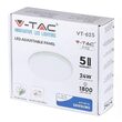 Panou led rotund ajustabil, 24W, 4000k alb neutru, 1800 lm, diametru 223 mm