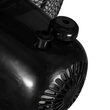 Ventilator cu picior, diametru 40 cm, 40 W, Negru, inaltime reglabila, 70 x 70 x 124 cm, 3 trepte
