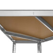 Raft metalic de colt cu 5 x polite MDF, sarcina max pe raft 175 kg, dimensiune 180x70x40 cm