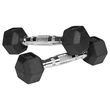 Set 2 gantere din fonta cauciucata 2 x 1 Kg