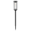 Lampa solara pentru gradina, 3000 K, 80 cm, ABS, 5 W, IP44, Neagra