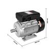 Motor electric monofazat, 1.5 kW, 1400 rpm, 90L, cadru B3, 9.85 A, 220 V/50 Hz