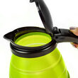 Fierbator electric de voiaj, pliabil, Putere 750 W, Silicon, capacitate 0.5 l, Verde