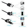 Camera inspectie endoscop IP67, Lungime 2 m, Android / Windows, USB, 1280 x 720p