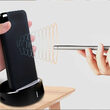 Powerbank cu stand de incarcare, Wireless 8000mAh, 2x USB, USB-C, Negru, 2.1 A, 5 W