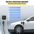 Incarcator portabil EV, Type 2, 13 A, Cablu de incarcare 10 m, 230 V, 3 kW monofazat, geanta de transport, IP66