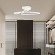 Plafoniera led, Lumina naturala 4000K, Otel si Aluminiu, 2560 lm, Alb, 24W, IP20, diametru 30cm