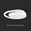 Plafoniera led, 2560 lm, 24W, 4000K, 300 x 50 mm, Aluminiu, Negru