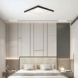Plafoniera patrata cu led dimmabil, lumina naturala 4000K, 2450 lm, Negru/Alb, 24 W, dimensiune 400x400 mm